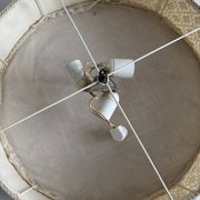 XL textile Plafond /ceiling lamp, swedish modern, crocheted
