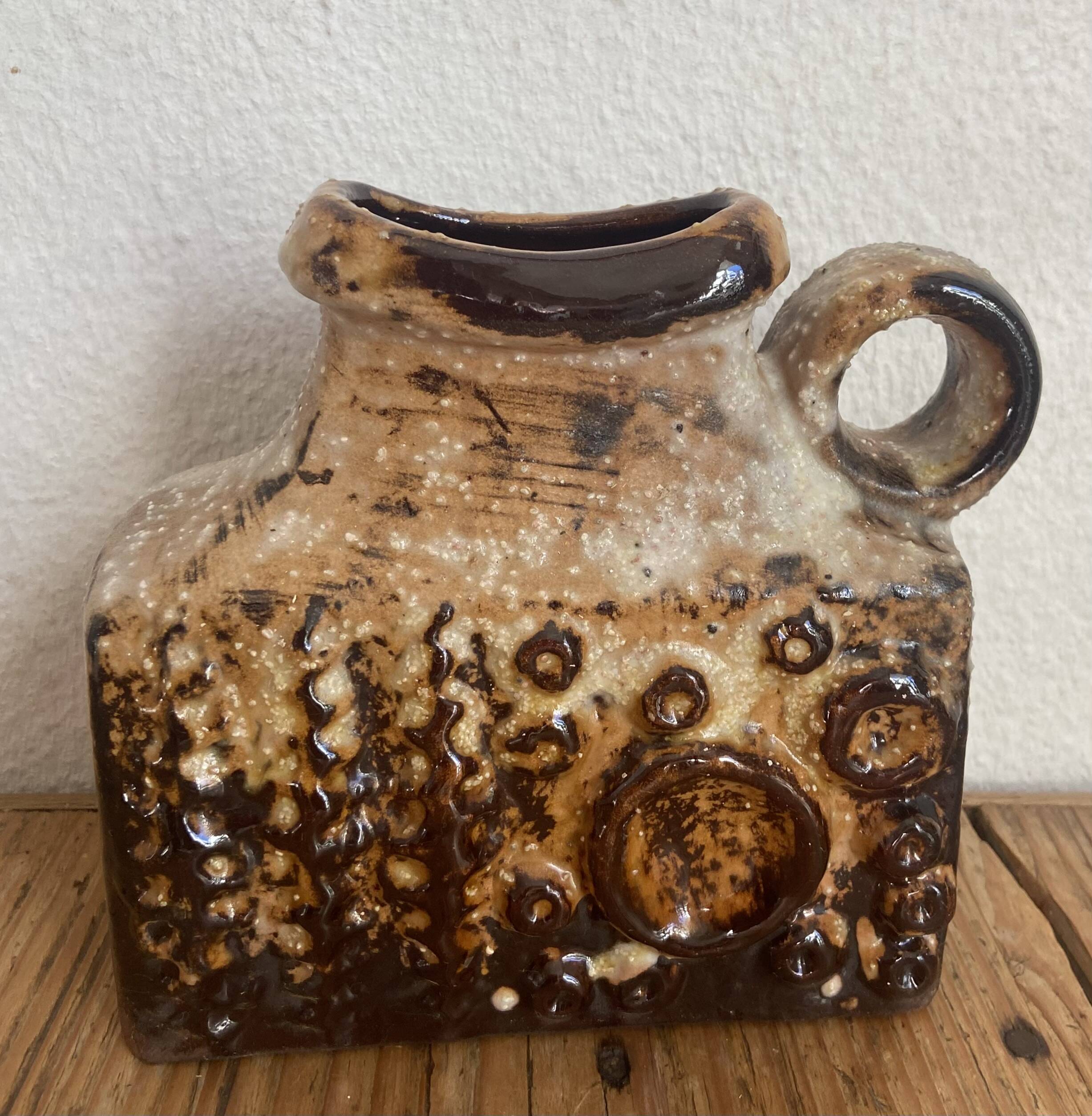 Ceramic vase "Cartens Tönnieshof" West Germany 1960s