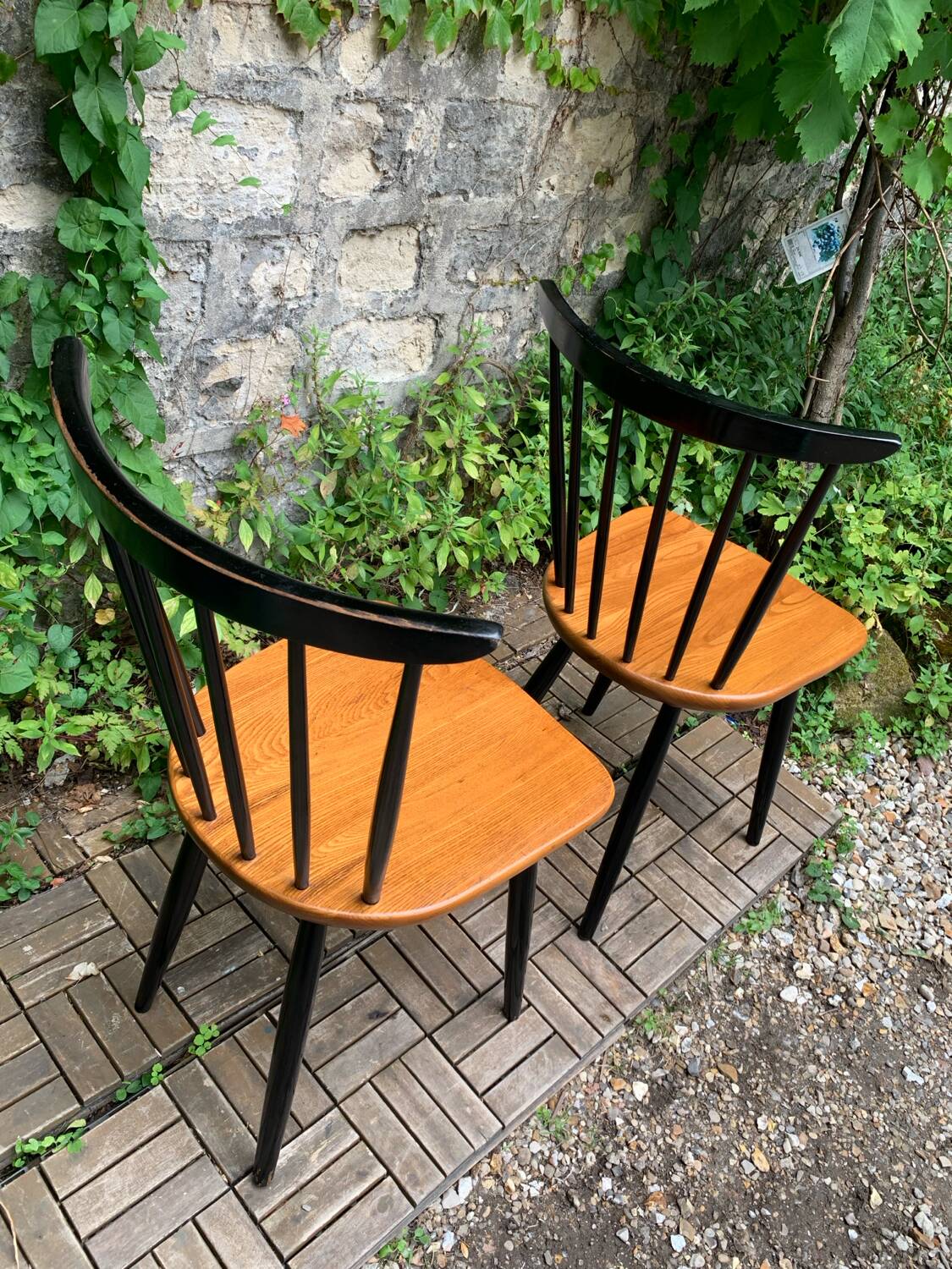Pair of Scandinavian chairs 1950