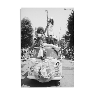 Ilford 310g Black and White Baryta Paper Silver Photo HIPPIES 1970 40X60cm