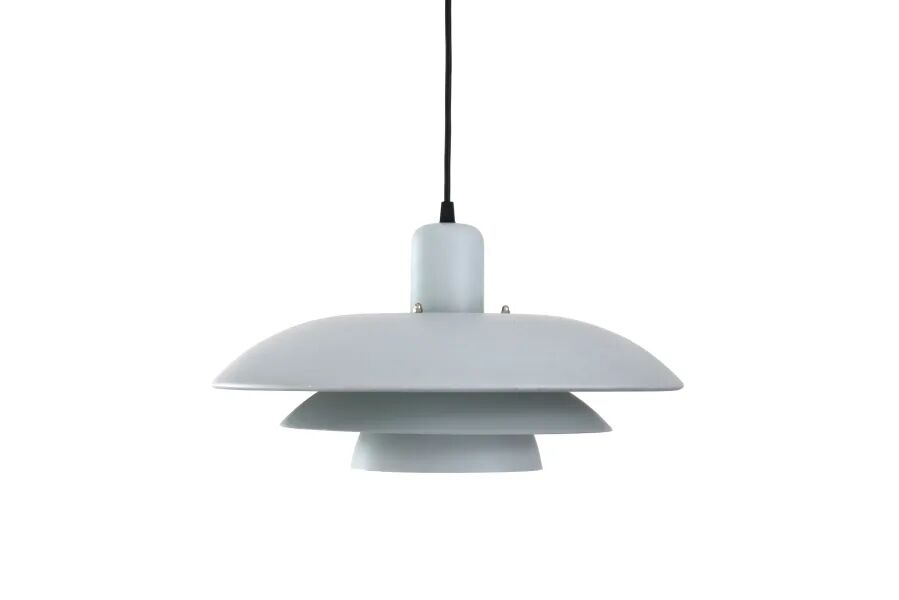 Vintage grey Danish design pendant hanging lamp