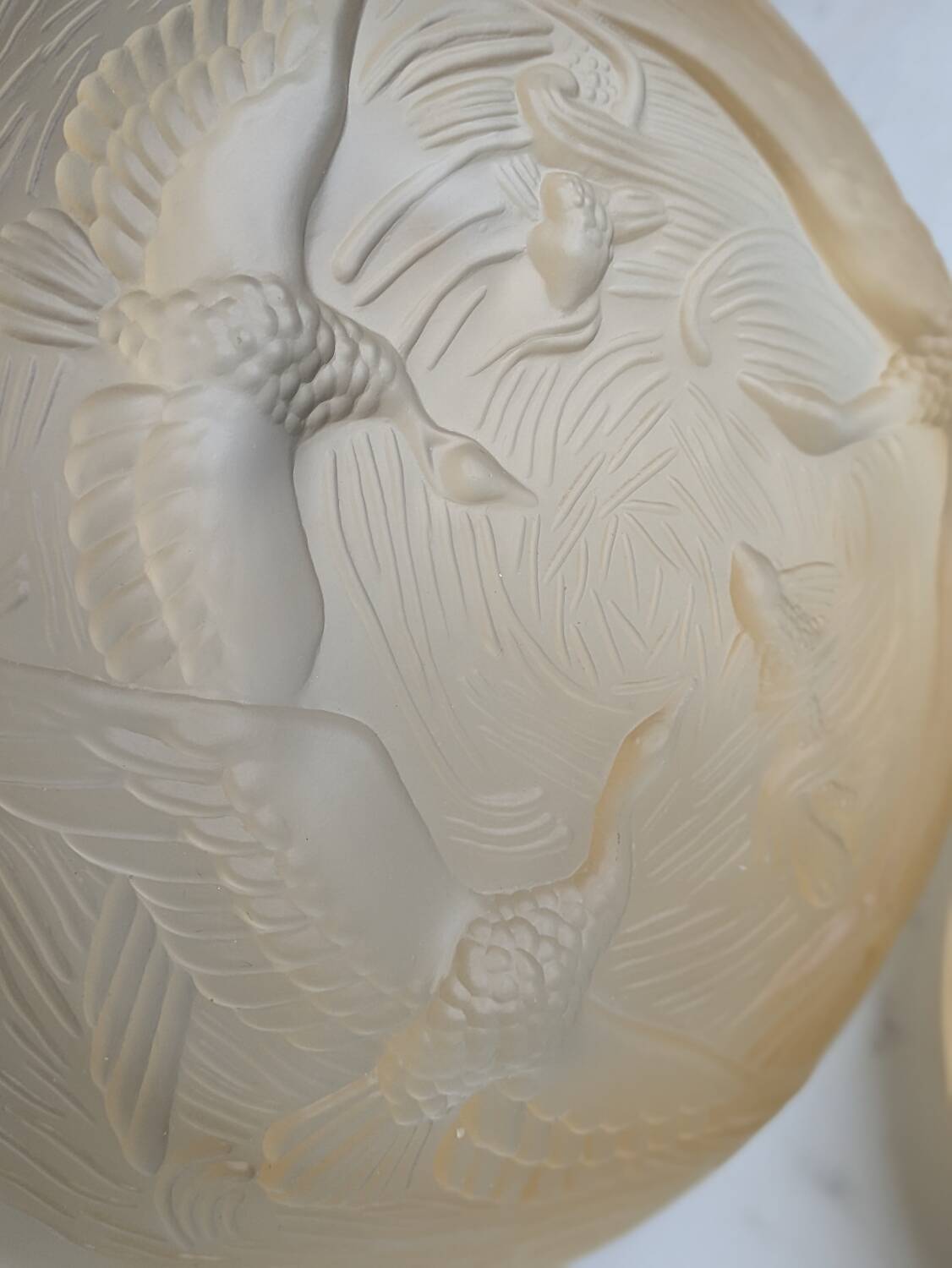 Art Deco pendant light duo