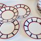 Set of 7 ceramic dishes hbcm béarn france