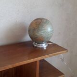 J.Forest illuminated terrestrial globe mid 20th century