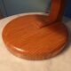 Scandinavian table lamp in solid wood