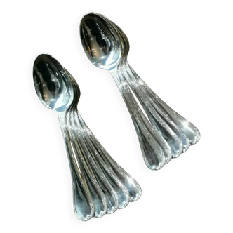 10 small christofle teaspoons