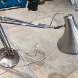 Lampe Architecte vintage Design aluminium, ancienne