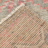 Red vintage door mat rug