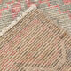 Red vintage door mat rug