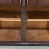 1930s English Art Deco oak buffet