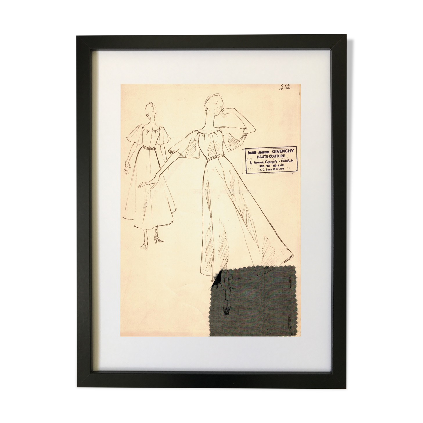 Dessin de la maison Givenchy