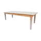 Wooden dining table with 2 drawers