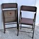 Set of 2 chairs wood folding american trump and skai