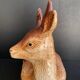 Vintage terrine in earthenware by Michel Caugant - Roe Deer / Stag shape