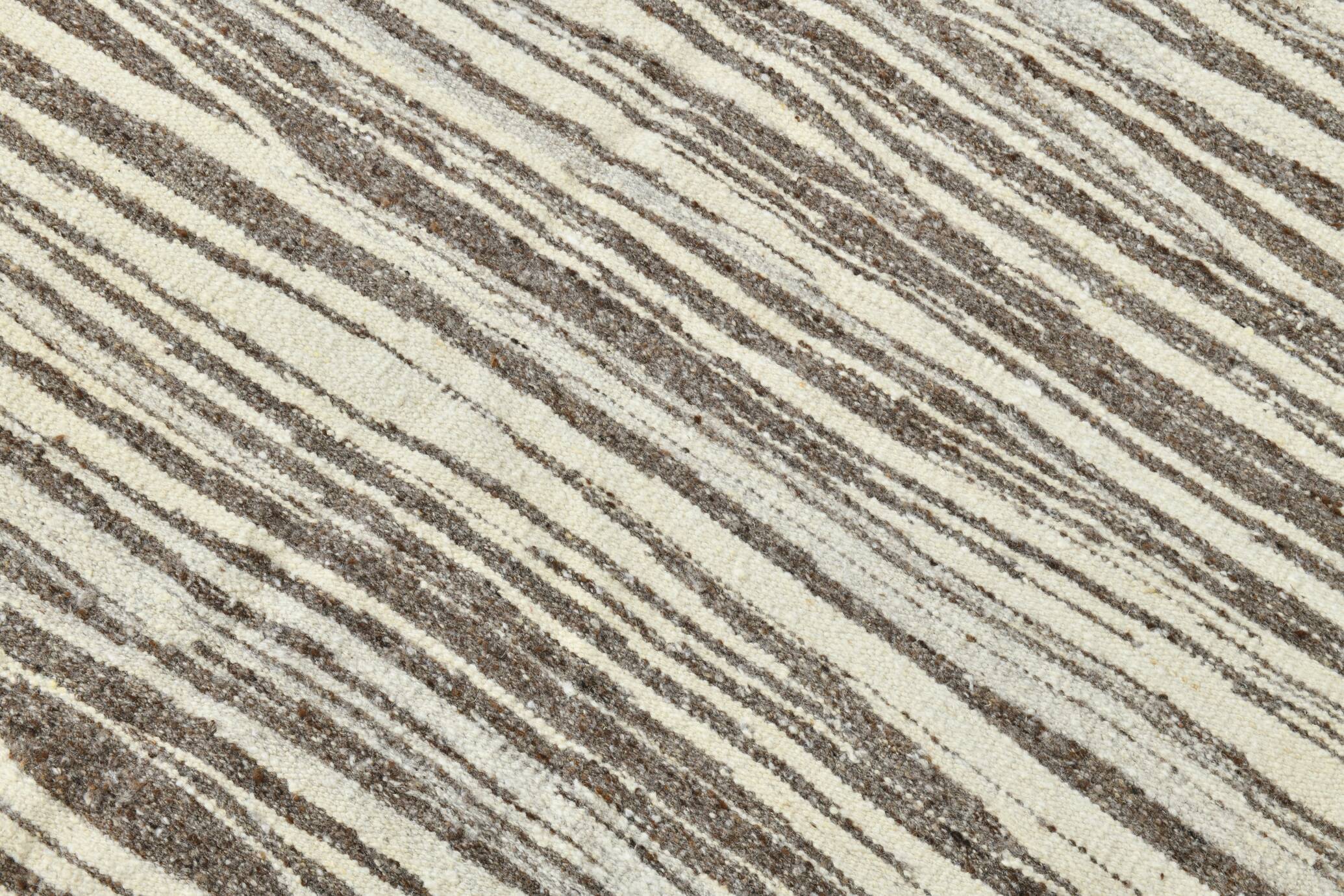 8x11 Kilim Beige and Faded Brown Distressed Handwoven Kilim Rug, 237x323 Cm