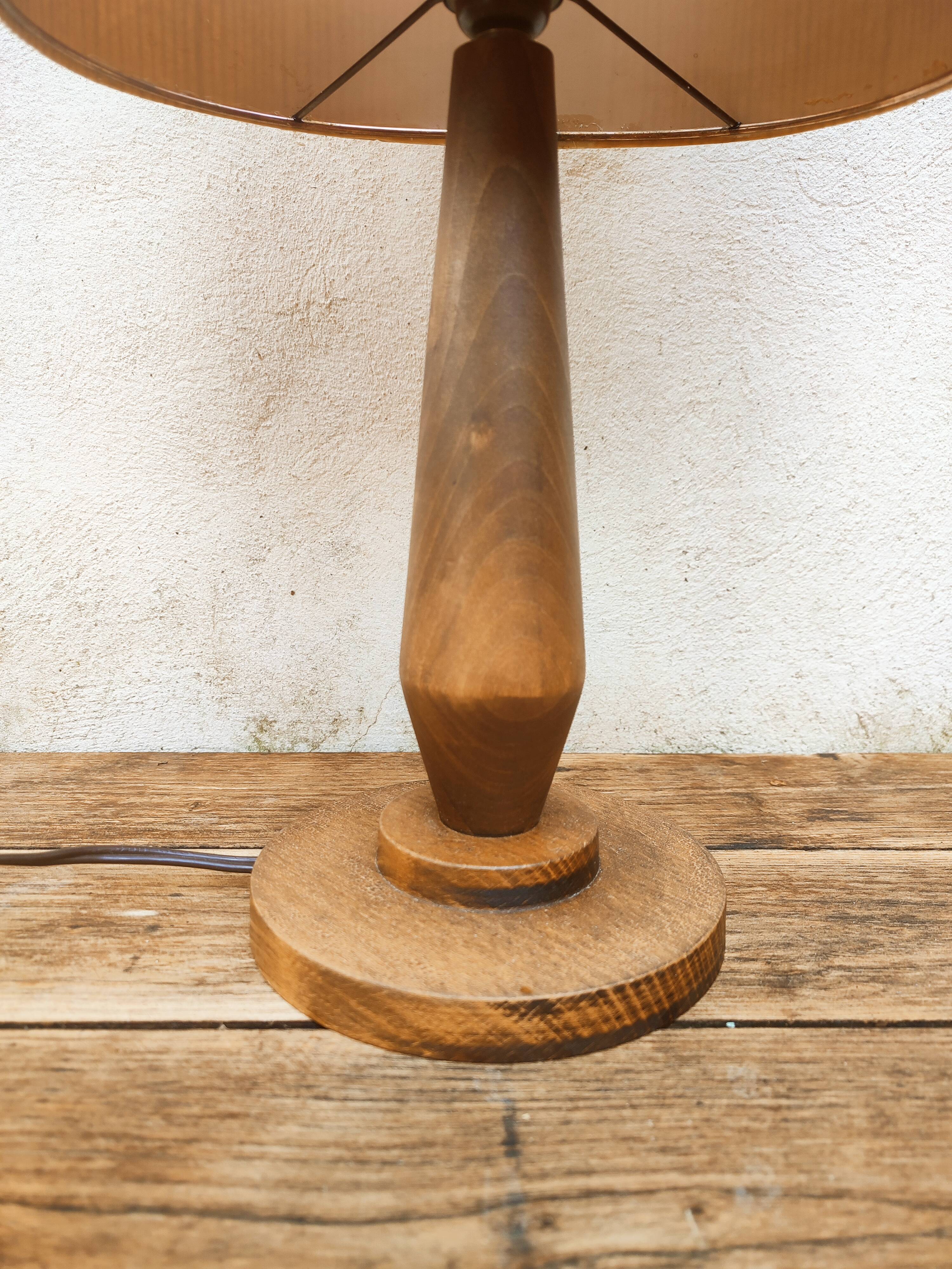 Scandinavian wooden lamp