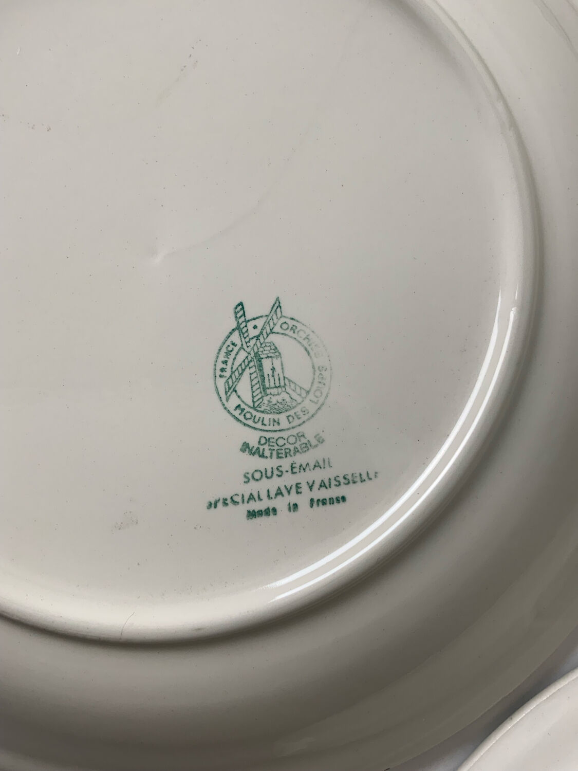 Vintage plates from the 1980s
