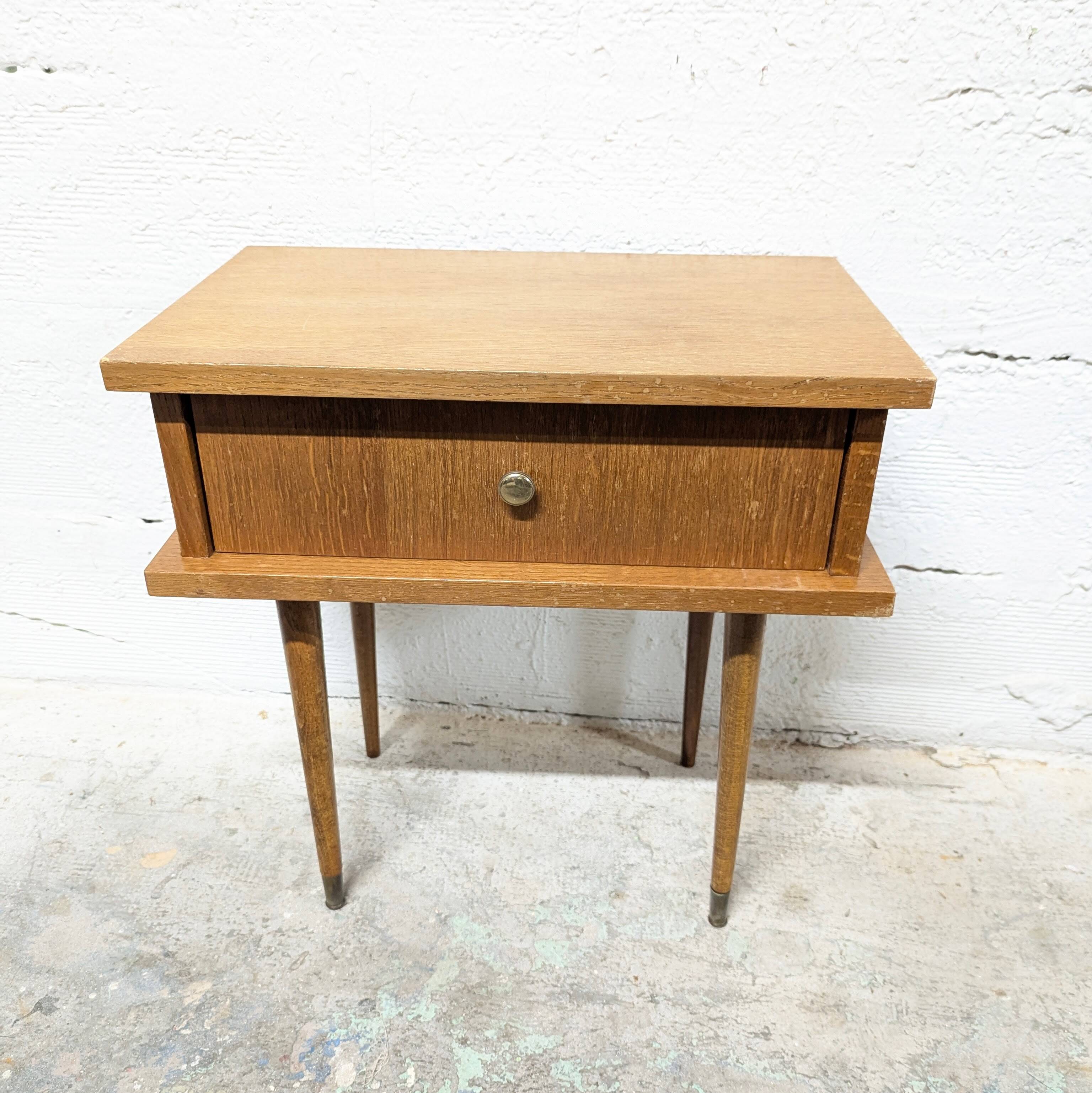 Vintage bedside table