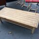 Bamboo and pine coffee table