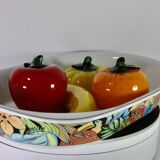 Pillivuyt Toucan porcelain dish Paris 1980