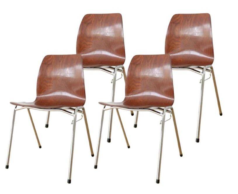 Set of Pagholz chairs, Germany 1970s