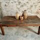 Table basse en châtaignier, France début du XIXe siècle