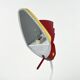 Red and white toucan desk lamp by Brilliant Leuchten Germany, 1980.
