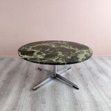 Table basse en marbre vert, années 1960.