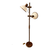 Vintage Steinhauer wooden mushroom floor lamp