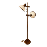 Lampadaire champignon vintage en bois Steinhauer