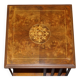 Vintage Style Sheraton Rotating Library Table in Elm and Satinwood