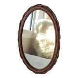Rattan mirror 40x27cm