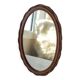Miroir rotin 40x27cm