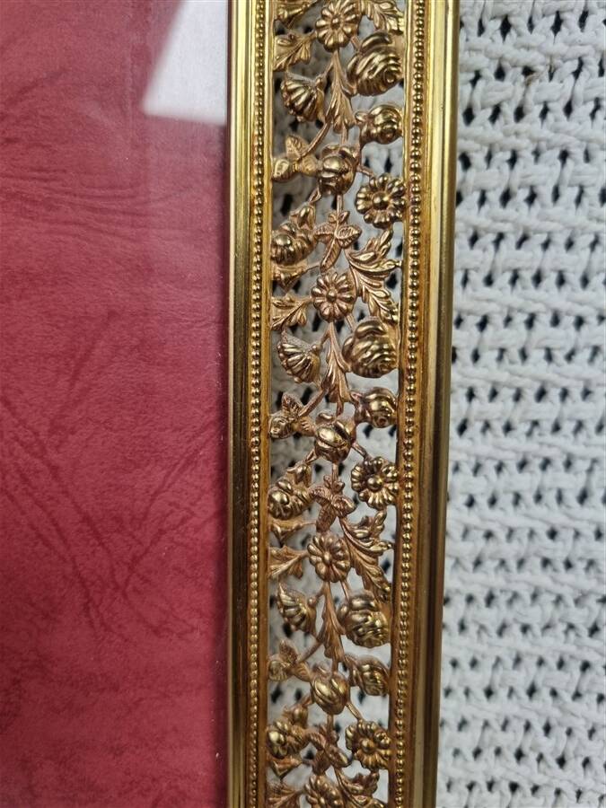 Brass photo frame