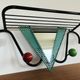 Vintage wall coat rack from the 1950s.