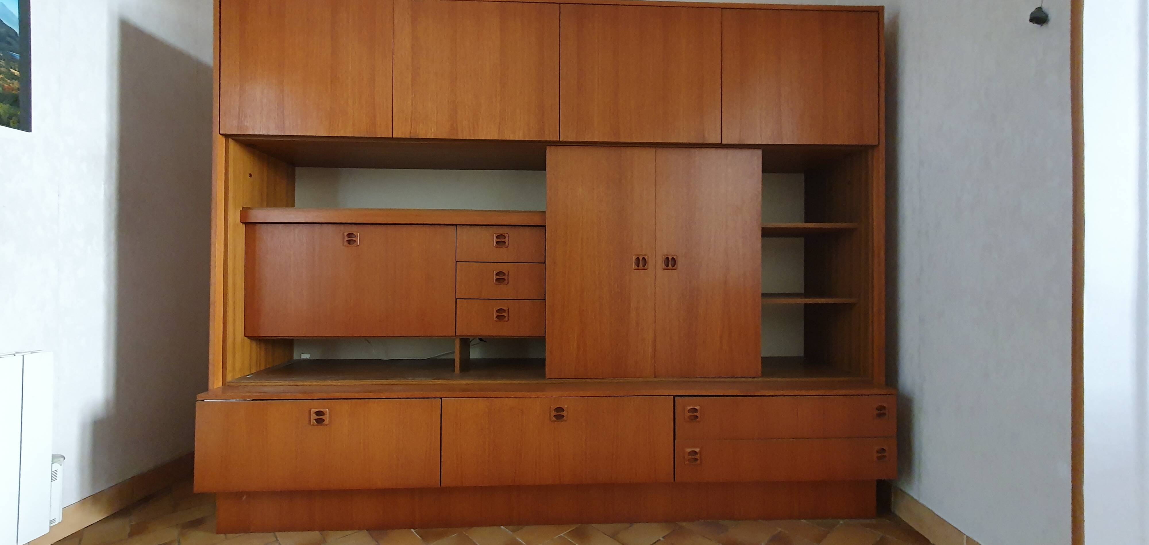 Living Buffet 1970s Teak Scandinavian Style