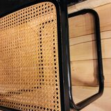 Set of 4 chairs black model B32 design by Marcel Breuer