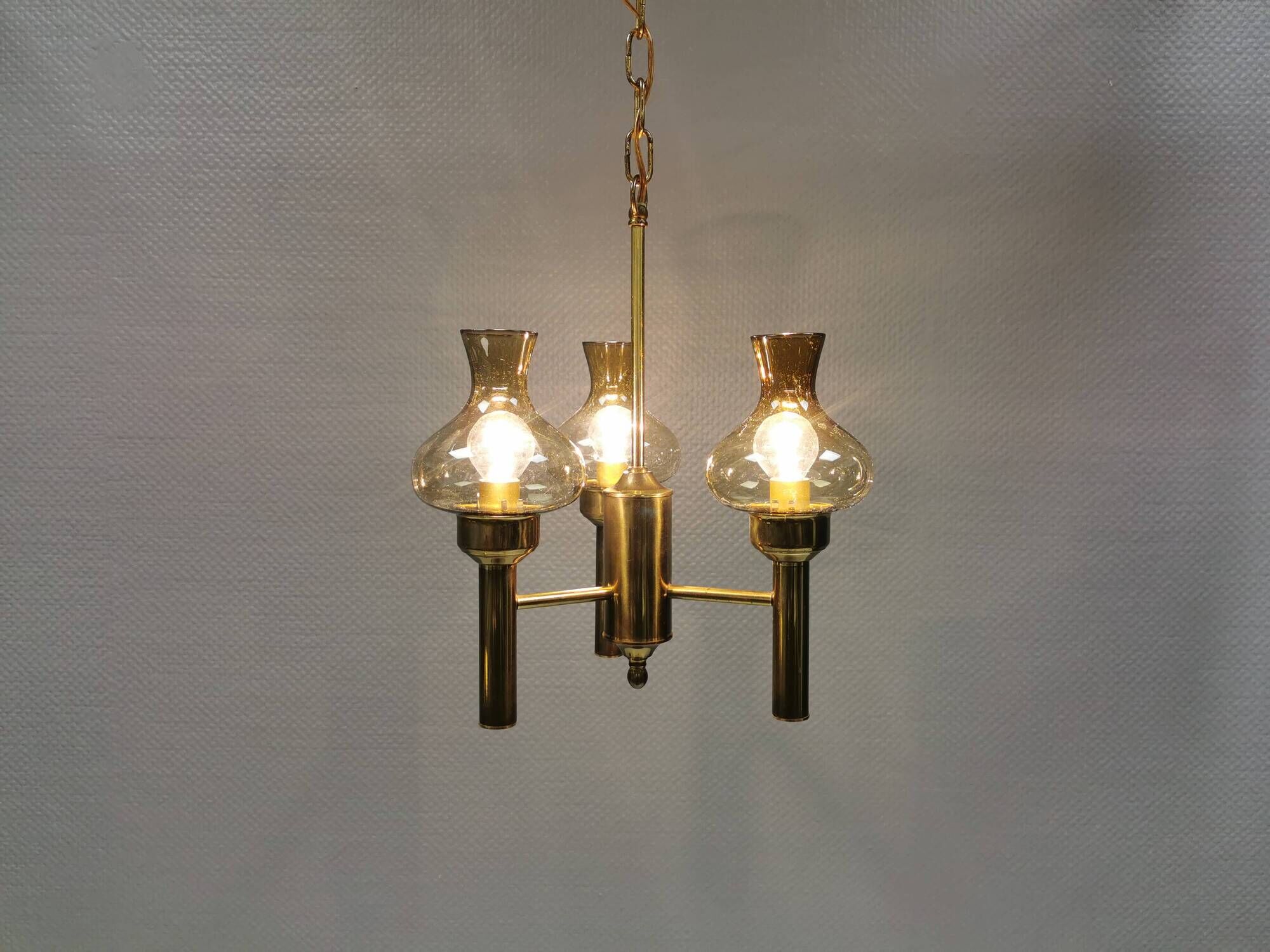 Lustre chrystal par Svend Mejlstrøm Danemark 1960-70
