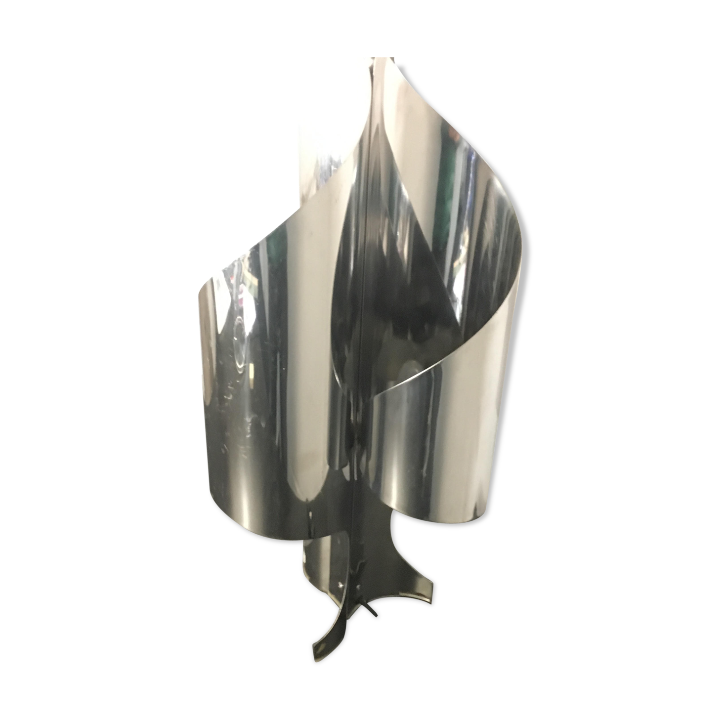 70s stainless steel lamp