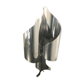 70s stainless steel lamp