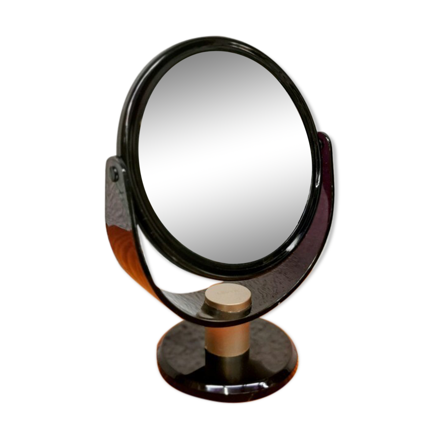 Double-sided stand mirror