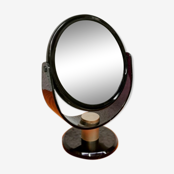 Miroir sur pied double face