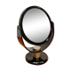 Double-sided stand mirror
