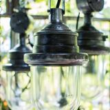 Industrial metal and glass suspension