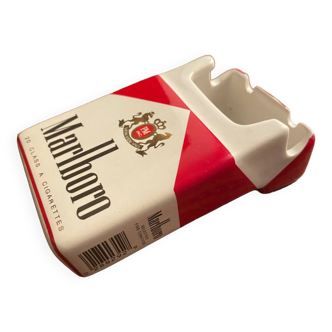 Cendrier Marlboro en céramique