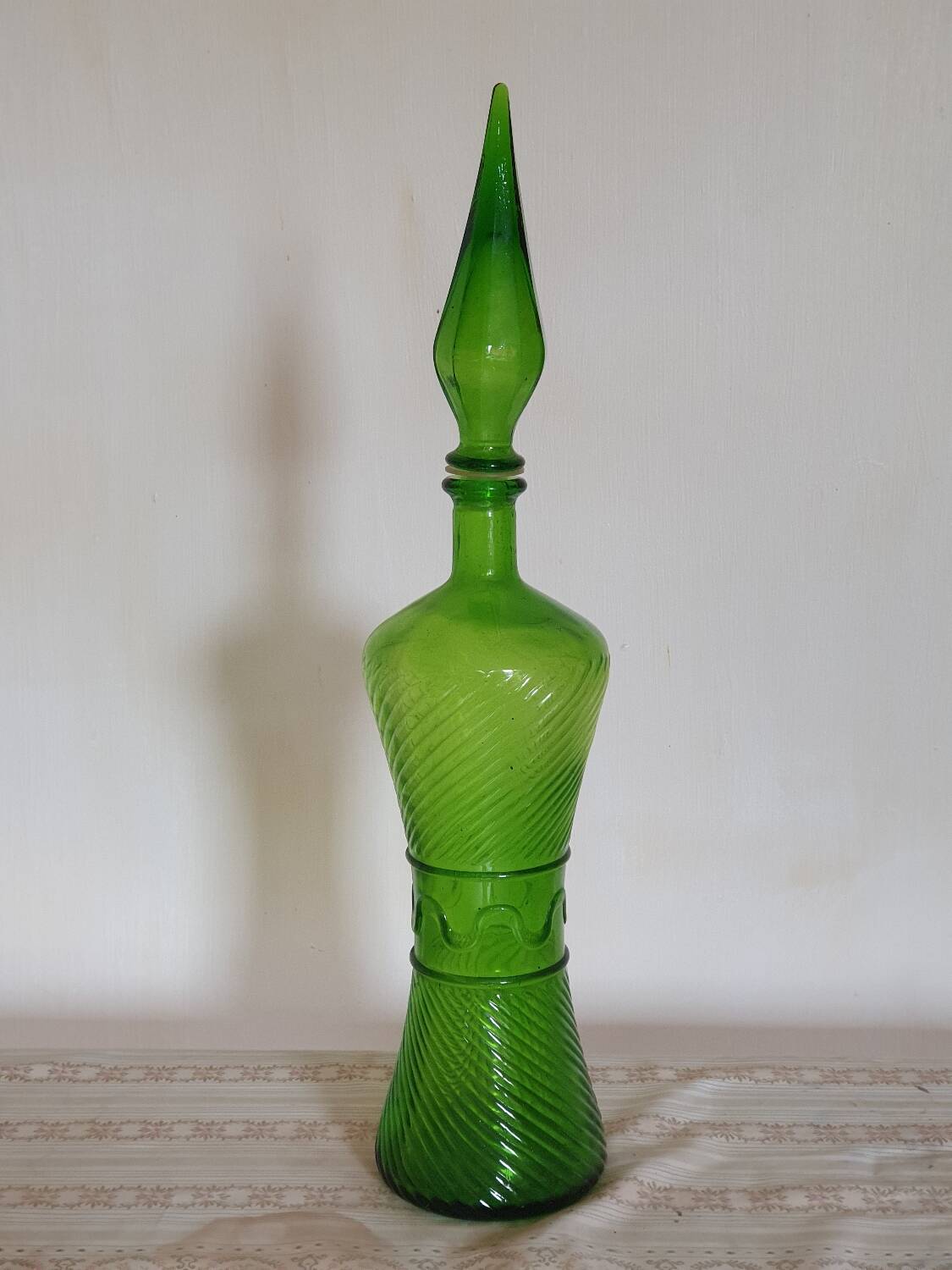 Large colored carafe