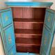 Painted cabinet with floral decoration