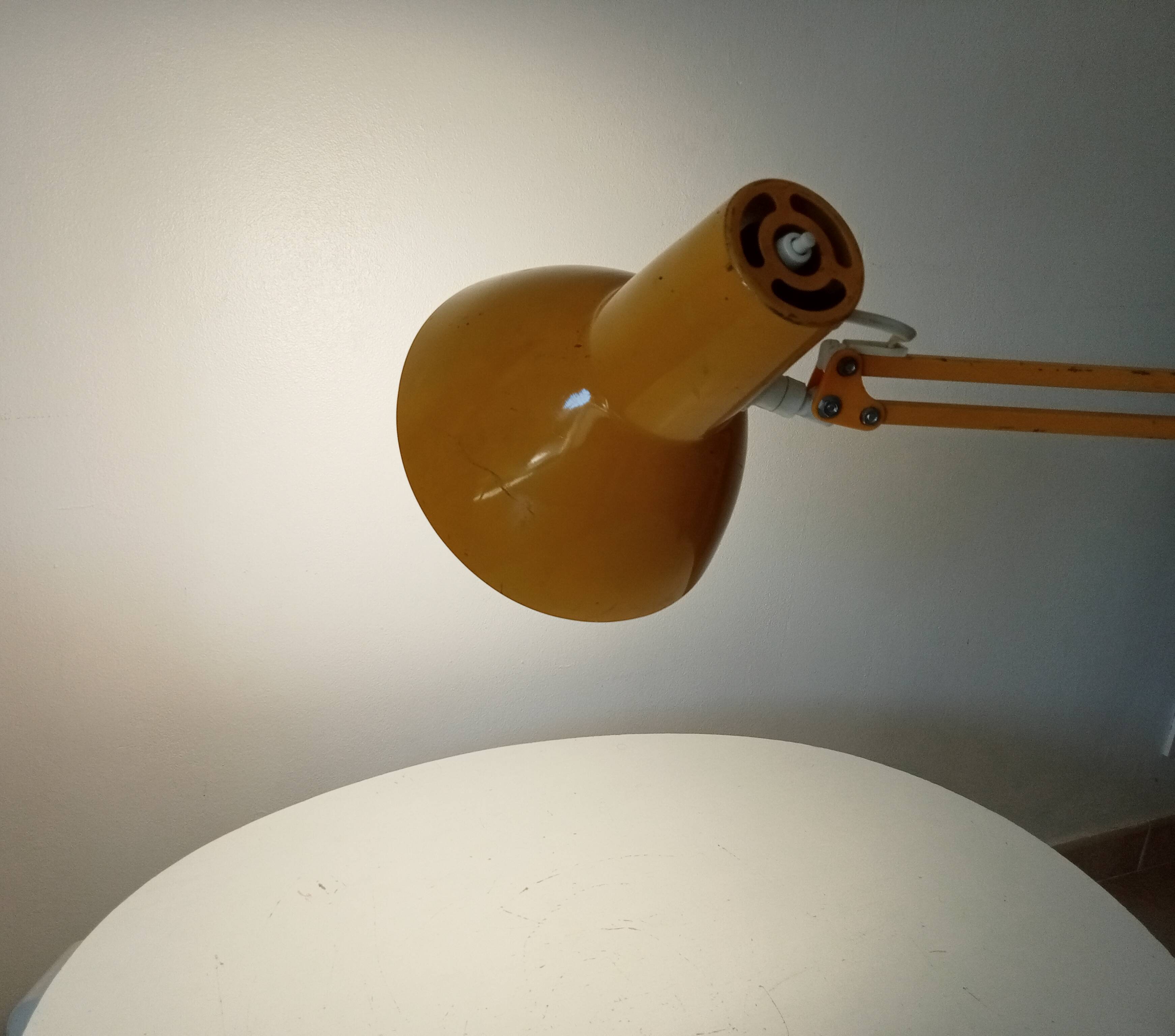 Vintage architect's lamp HCF Denmark 1970s