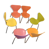 7 Series Arne Jacobsen chairs for Fritz Hansen