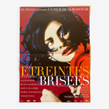 Affiche cinéma originale « Étreintes brisées » Almodovar